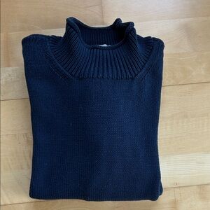 J. Crew Women's Navy rollneck Sweater